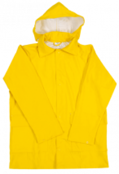Regenschutzjacke gelb