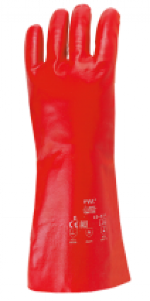 Chemie-Schutzhandschuhe rot