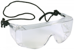 Bügelschutzbrille farblos mit Augenbrauenabdeckung