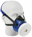 Halbmaske blau